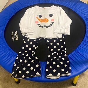Boutique Toddler Snowman Outfit